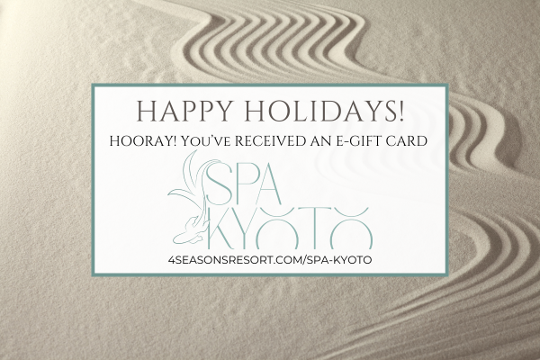 Spa Kyoto Instant E-Gift Card - Image 11