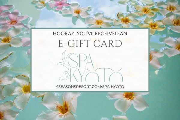 Spa Kyoto Instant E-Gift Card