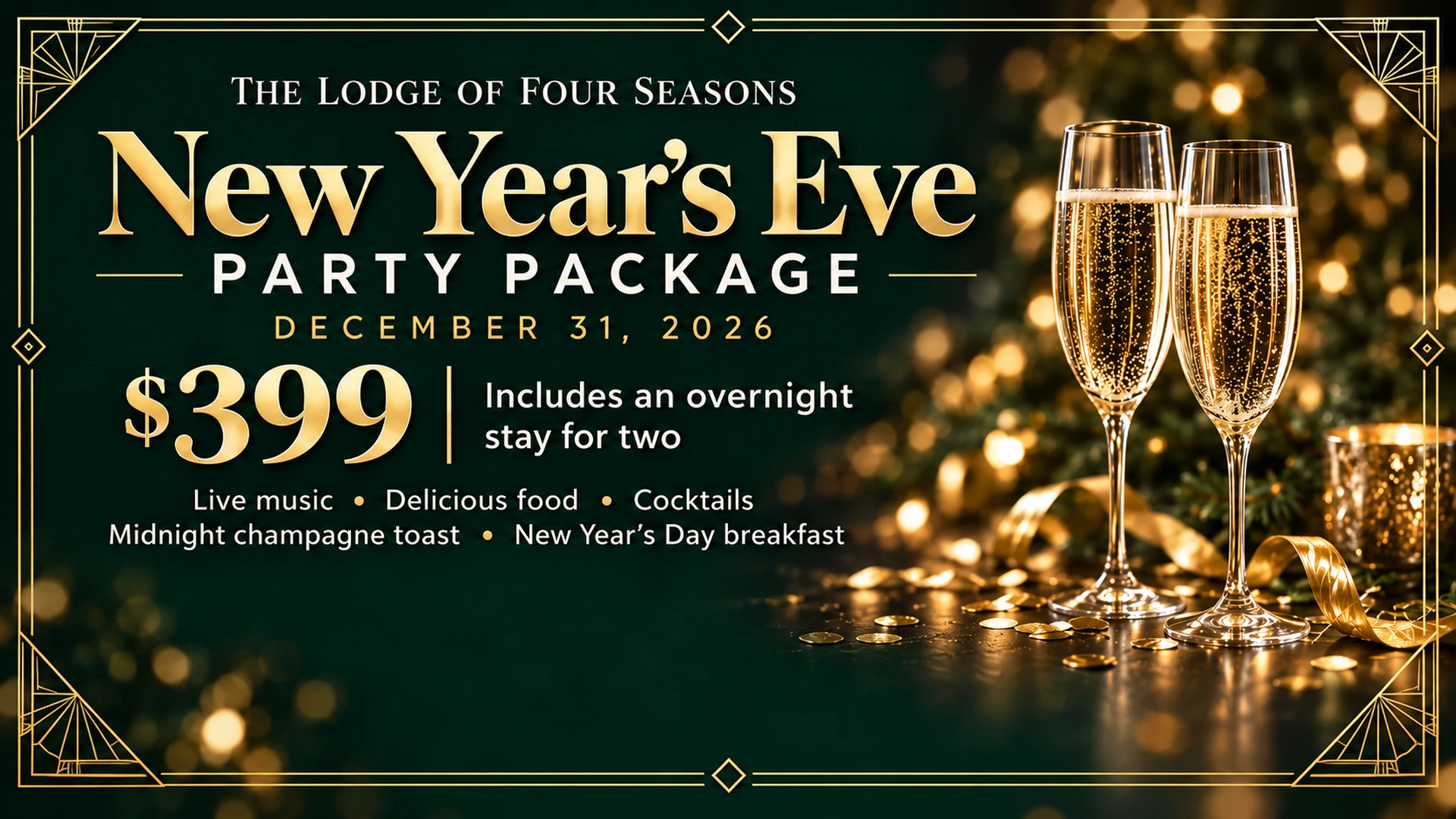 New Year's Eve | Lodge of Four Seasons